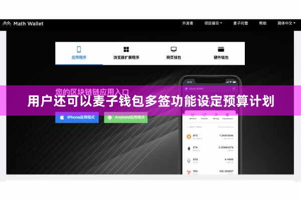 用户还可以麦子钱包多签功能设定预算计划