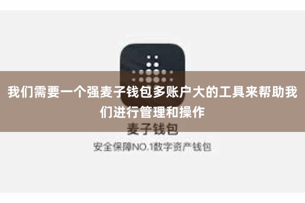 我们需要一个强麦子钱包多账户大的工具来帮助我们进行管理和操作