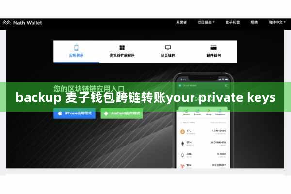 backup 麦子钱包跨链转账your private keys